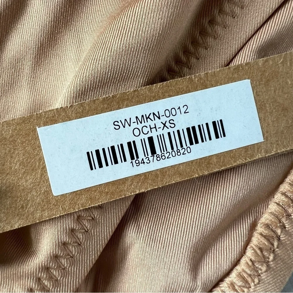 NWT Skims swim cut out monokini ochre XS